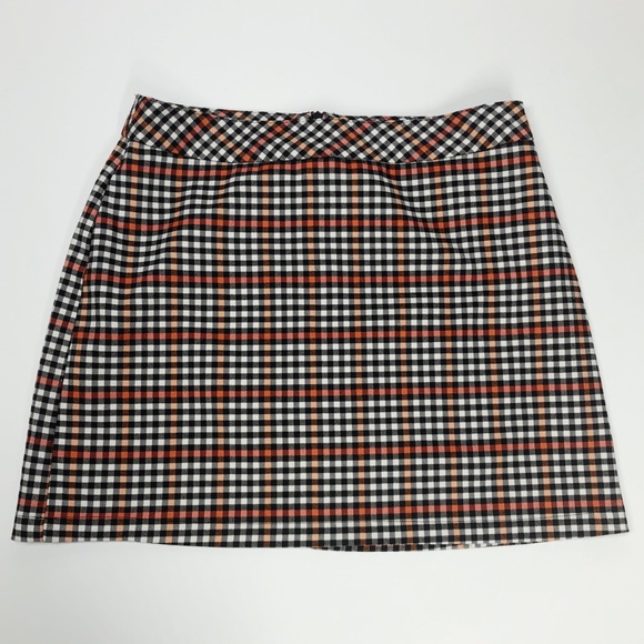 5/$25 Clock House Womens‎ Plaid Mini Skirt (38) - Picture 1 of 8
